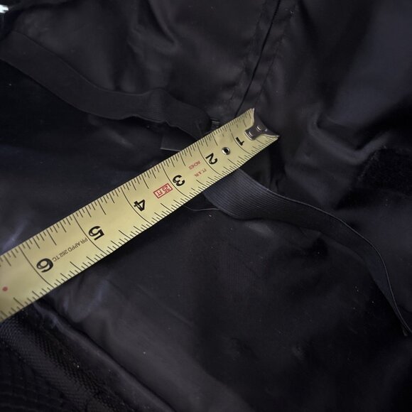 Vintage 14 x 14 x 8”Rolling Travel  Duffle Luggage Black Hibiscus Hawaii Floral - Picture 12 of 16